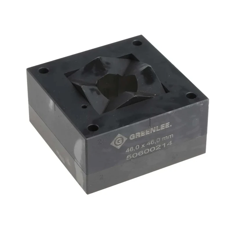 Greenlee Punch & Die Set Hydraulic Square Hole Varies (e.g.,0.500 in, 0.625 x 0.625 in, 0.437 x 0.875 in, 1.655 in) 50600192