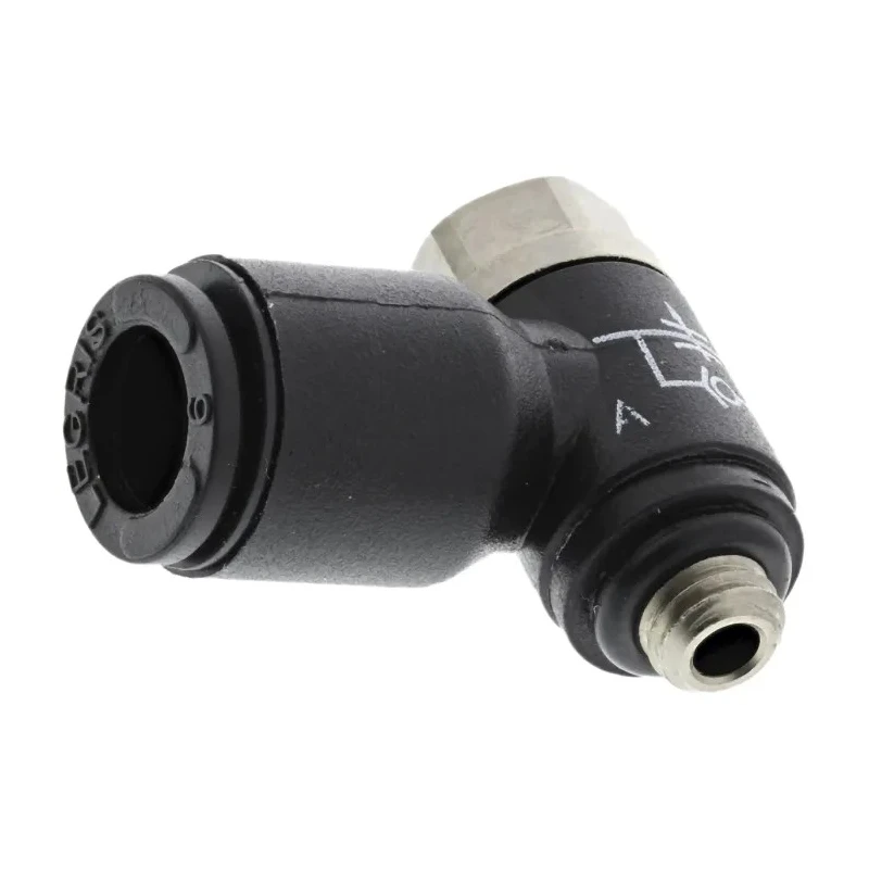 Legris 7010 Series Flow Controller Flow Regulator, Inlet Male Threaded Metric 06, Tube 6 mm, Polymer Body 7010 06 19
