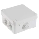 Legrand Plexo Series Grey ABS Junction Box, IP55, 4 Terminals, 105mm x 105mm x 55mm, 16A Current Rating, Model 