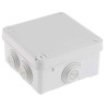 Legrand Plexo Series Grey ABS Junction Box, IP55, 4 Terminals, 105mm x 105mm x 55mm, 16A Current Rating, Model