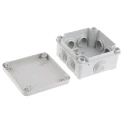 Legrand Plexo Series Grey ABS Junction Box, IP55, 4 Terminals, 105mm x 105mm x 55mm, 16A Current Rating, Model 