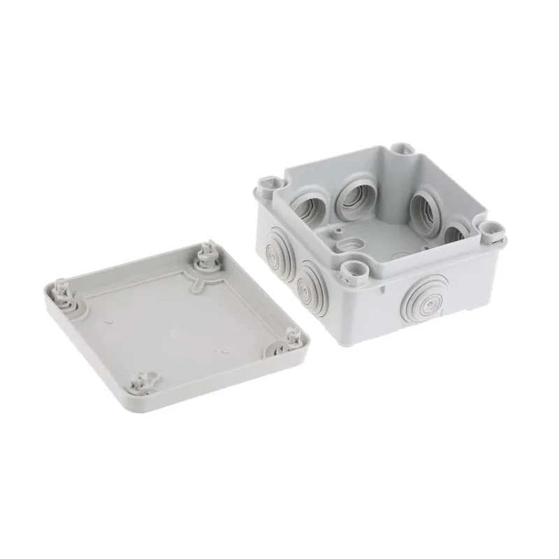 Legrand Plexo Series Grey ABS Junction Box, IP55, 4 Terminals, 105mm x 105mm x 55mm, 16A Current Rating, Model 