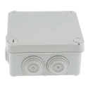 Legrand Plexo Series Grey ABS Junction Box, IP55, 4 Terminals, 105mm x 105mm x 55mm, 16A Current Rating, Model 
