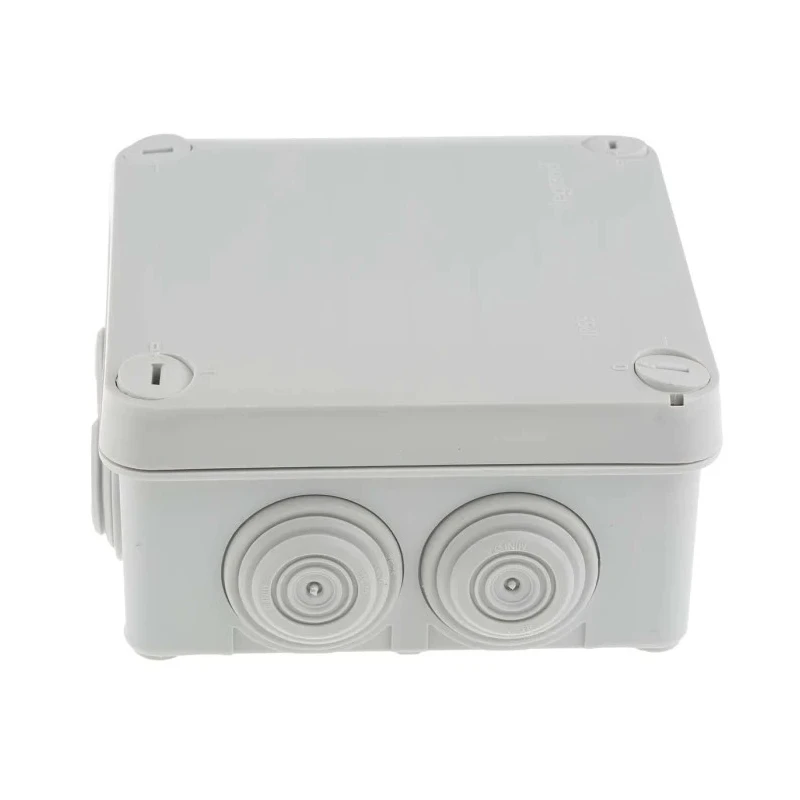 Legrand Plexo Series Grey ABS Junction Box, IP55, 4 Terminals, 105mm x 105mm x 55mm, 16A Current Rating, Model 