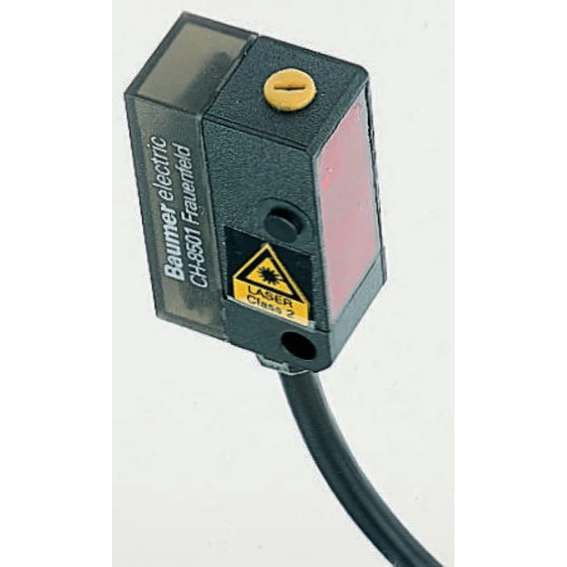 Baumer Diffuse Photoelectric Sensor Block Sensor 22 mm to 130 mm Detection Range PNP Output IP65 OHDK 10P5101