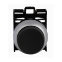 Eaton RMQ Titan M22 Series Black Momentary Push Button Head, 22 mm Cutout, IP69K 78635789 M22-DH-S+M22-A