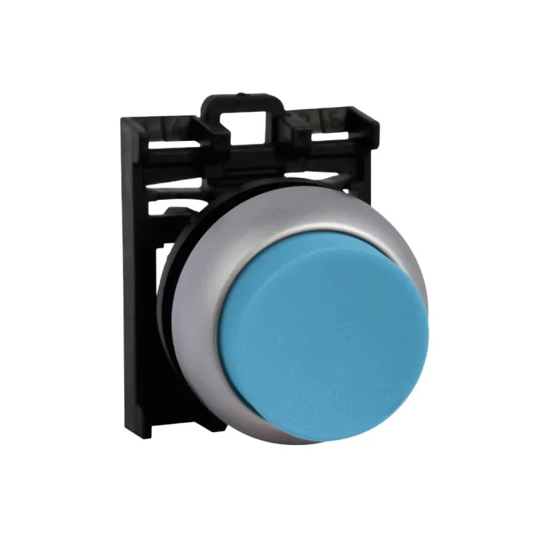 Eaton RMQ Titan M22 Series Blue Momentary Push Button Head 22 mm Cutout IP69K 78635794 M22-DH-B+M22-A