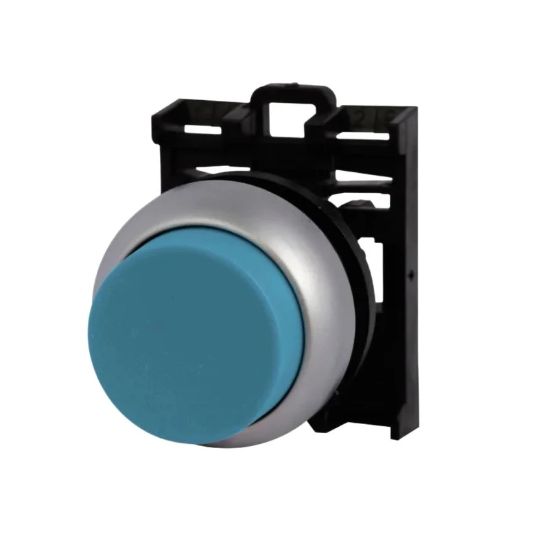 Eaton RMQ Titan M22 Series Blue Momentary Push Button Head 22 mm Cutout IP69K 78635794 M22-DH-B+M22-A