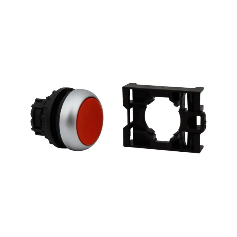 Eaton RMQ Titan M22 Series Red Momentary Push Button Head 22 mm Cutout IP69K 78635766 M22-D-R+M22-A