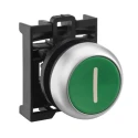 Eaton RMQ Titan M22 Series Green Momentary Push Button Head, 22 mm Cutout, IP69K 78635774 M22-D-G-X1+M22-A