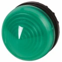 Eaton Green Pilot Light Head, 22.5 mm Cutout, Round, Panel Mount, IP69K Protection RMQ Titan M22 78635865 M22-LH-G+M22-A