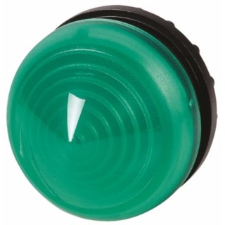 Eaton Green Pilot Light Head, 22.5 mm Cutout, Round, Panel Mount, IP69K Protection RMQ Titan M22 78635865 M22-LH-G+M22-A