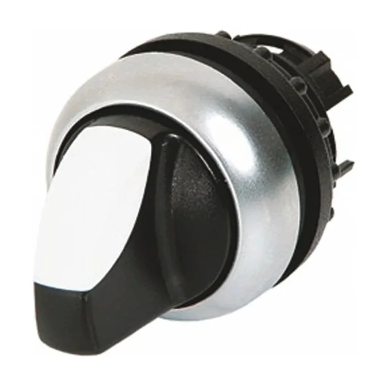 Moeller RMQ-Titan Series 3 Position Illuminated Selector Switch Head 22 mm Cutout White Handle 78635887 M22-WRLK3-W+M22-A