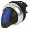 Eaton RMQ-Titan Series 3 Position Illuminated Selector Switch Head, 22 mm Cutout, Blue Handle 78635883 M22-WRLK3-B+M22-A