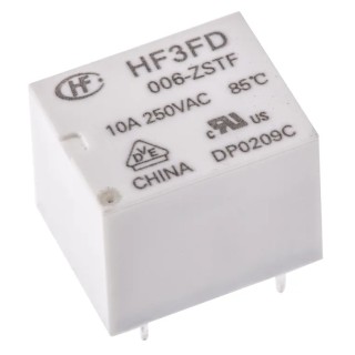 RS PRO PCB Power Relay 6V DC Coil 10A Switching Current SPDT 0476573P