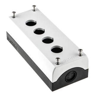 Eaton Grey Plastic RMQ Titan M22 Push Button Enclosure 4 Hole 22 mm Diameter 216539 M22-I4