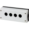 Eaton Grey Plastic RMQ Titan M22 Push Button Enclosure 4 Hole 22 mm Diameter 216539 M22-I4