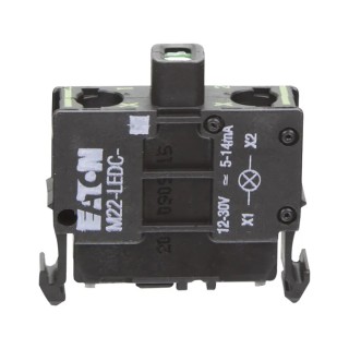 Eaton RMQ Titan M22 Series Light Block LED Illumination Red Light 12 V ac, 12 V dc, 30 V ac, 30 V dc 216561 M22-LEDC-R