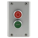Eaton RMQ Titan M22 Momentary Enclosed Push Button 2 NO/2 NC Plastic 2 Cutouts Red Green O/I IP67 