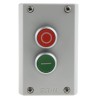 Eaton RMQ Titan M22 Momentary Enclosed Push Button 2 NO/2 NC Plastic 2 Cutouts Red Green O/I IP67
