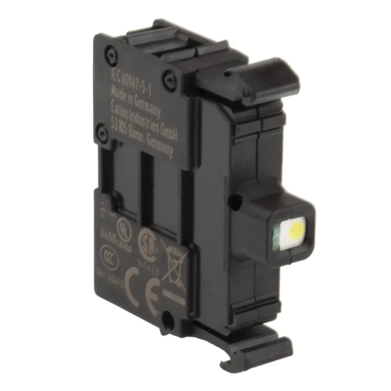 Eaton RMQ Titan M22 Series Light Block 12 to 30 V AC/DC, White LED Illumination, Screw Terminal, 37.2mm x 216557 M22-LED-W