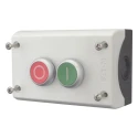 Eaton RMQ Titan M22 Momentary Enclosed Push Button 2 NO/2 NC Plastic 2 Cutouts Red Green O/I IP67 