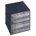 Terry Plastic Drawer Storage Unit 4 Drawers 3 Tiers 208 mm x 208 mm x 222 mm TV1000021