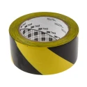 3M Lane Marking Tape Black Yellow Vinyl 50mm Width 33m Length 0.13mm Thickness 3M 766