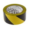 3M Lane Marking Tape Black Yellow Vinyl 50mm Width 33m Length 0.13mm Thickness 3M 766