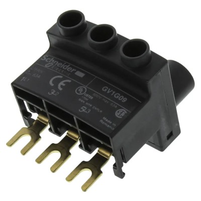 Schneider Electric Linergy Terminal Block for use with GV1G, 63A Current, IP20 Rated GV1G09