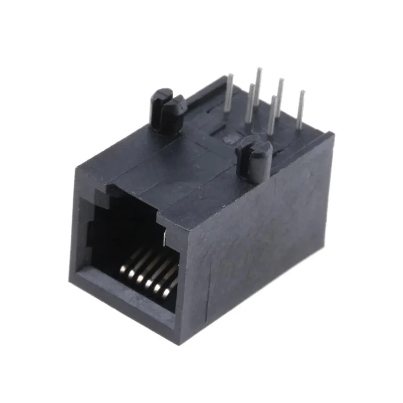 Bel-Stewart SS-64 Series RJ25 Connector Female Through Hole Unshielded Right Angle 1 Port 6 Way RJ25 