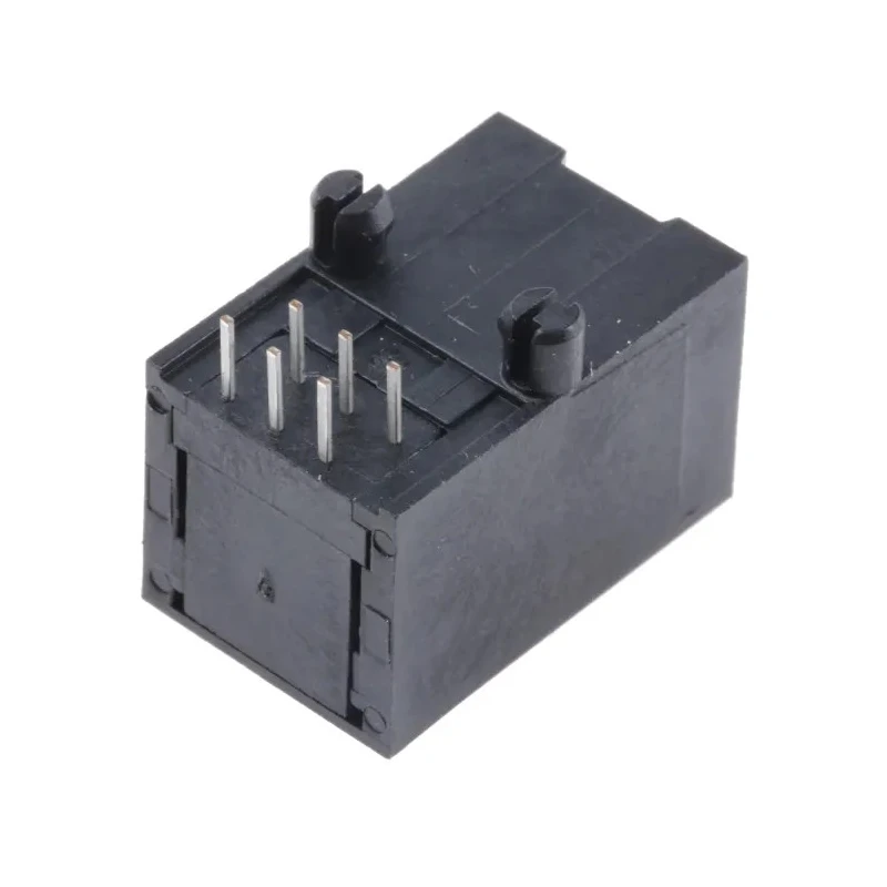 Bel-Stewart SS-64 Series RJ25 Connector Female Through Hole Unshielded Right Angle 1 Port 6 Way RJ25 