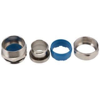 Adaptaflex Nickel Plated Brass Conduit Fitting 32 mm Nominal Size PG29 Thread IP65 Rated PG29