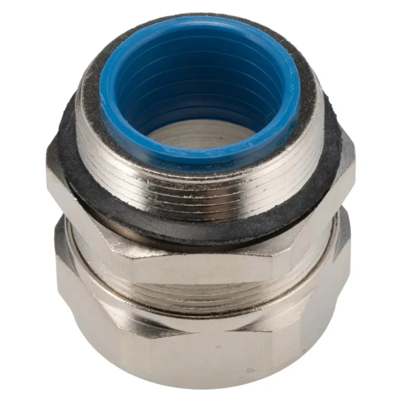 Adaptaflex Nickel Plated Brass Conduit Fitting 32 mm Nominal Size PG29 Thread IP65 Rated PG29