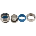 Adaptaflex Nickel Plated Brass Conduit Fitting 32 mm Nominal Size PG29 Thread IP65 Rated PG29