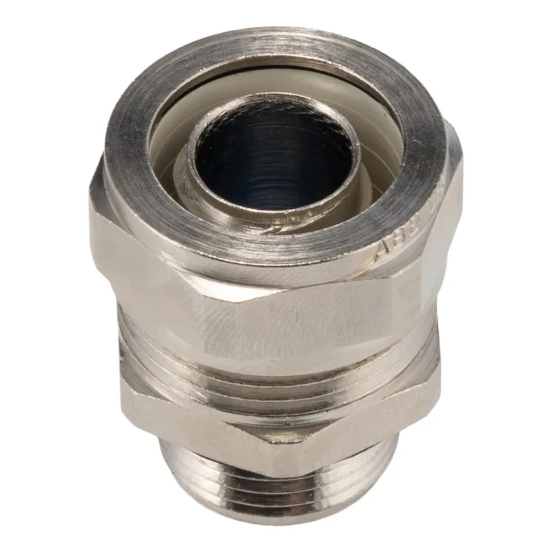 Adaptaflex Nickel Plated Brass Conduit Fitting 9.5 mm Nominal Size PG11 Thread Size IP65 Rating PG11