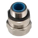 Adaptaflex Nickel Plated Brass Conduit Fitting 9.5 mm Nominal Size PG11 Thread Size IP65 Rating PG11