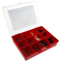 RS PRO Washer & Seal Kit with 103 Fibre and Rubber Washers in 12 Compartments, Plumbing Repair Kit 400-8317