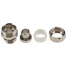 Adaptaflex Conduit Fitting Nickel Plated Brass 9.5 mm Nominal Size M20 Thread IP65 7TCA296020R0109 SP16/M20/M