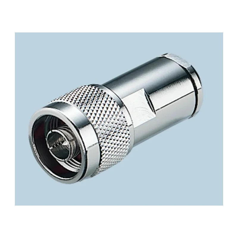 Yuetsu N Series Coaxial Connector Cable Male N Connector, 50 Ω, Straight Body 020-0260