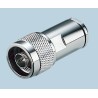 Yuetsu N Series Coaxial Connector Cable Male N Connector, 50 Ω, Straight Body 020-0260