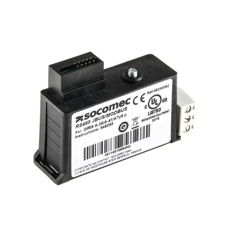 Socomec Communication Module for use with DIRIS A40, DIRIS A41 4825 0092