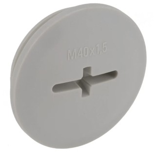 Lapp Cable Gland Blanking Plug M40 Thread Fibreglass Reinforced Polyamide 46mm Diameter IP54 52006150