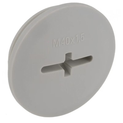 Lapp Cable Gland Blanking Plug M40 Thread Fibreglass Reinforced Polyamide 46mm Diameter IP54 52006150