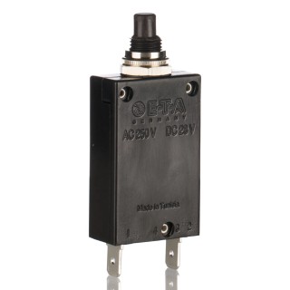 ETA Thermal Overcurrent Circuit Breaker Panel Mount 1-Pole 25A Current Rating 250V AC 50V DC 2-5700-IG1-P10-DD-000040-25A