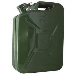 RS PRO Metal Fuel Can 20L Capacity German Origin Olive Green Corrosion Resistant 400-1063
