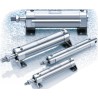 SMC Pneumatic Piston Rod Cylinder CJ5-S Series Double Acting Stainless Steel Body 100mm Stroke CDJ5D16SR-100-B