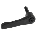 RS PRO Clamping Lever M8 x 40 mm Fibreglass Reinforced Nylon Handle Steel Shaft Black 478-113