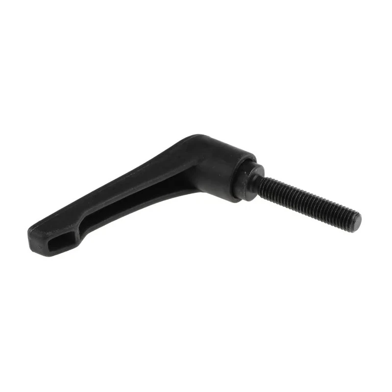RS PRO Clamping Lever M8 x 40 mm Fibreglass Reinforced Nylon Handle Steel Shaft Black 478-113