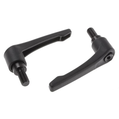 RS PRO Clamping Lever M10 Thread Size with 20 mm Thread Length Fibreglass Reinforced Nylon Handle and Steel Shaft 478-119